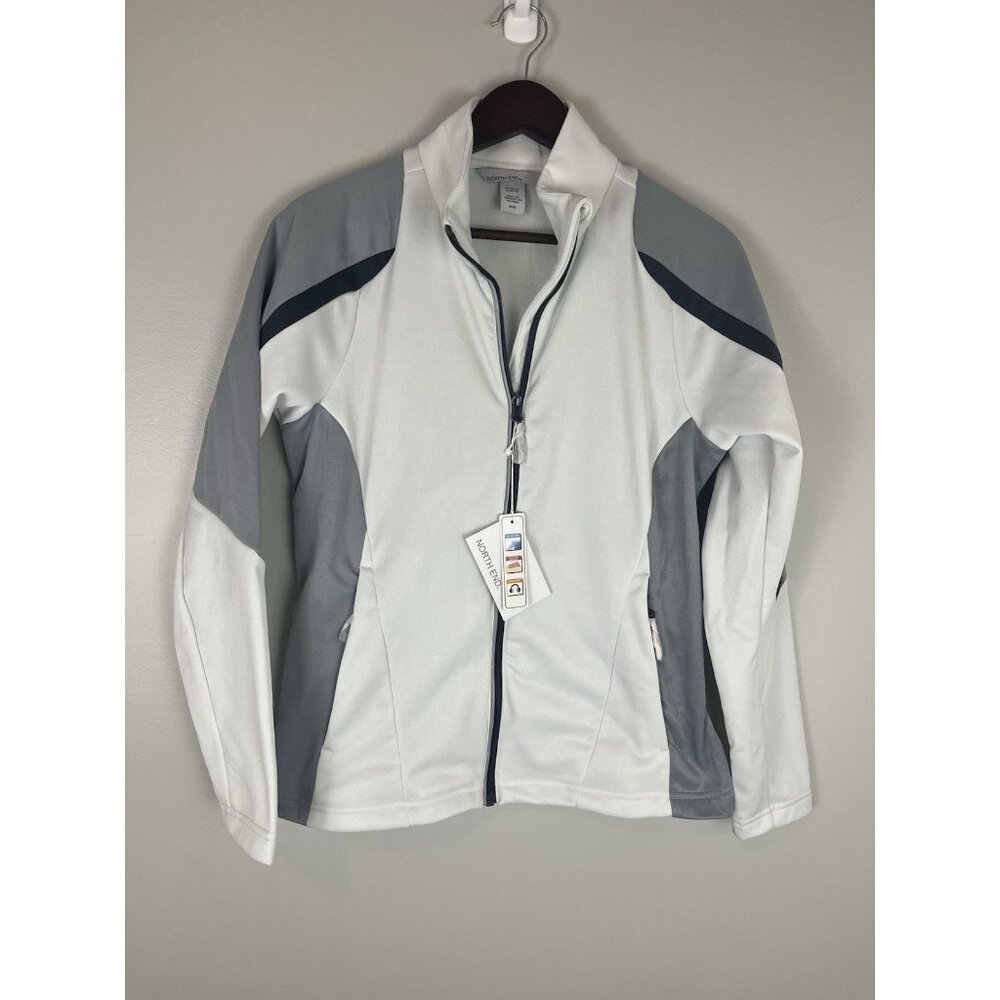 North End‎ 78201 Ladies' Strike Colorblock Fleece Jacket Size M
